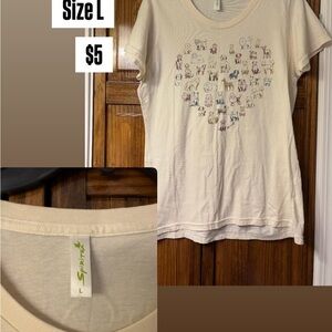 Spirit Kids Beige Animal Graphic Tee